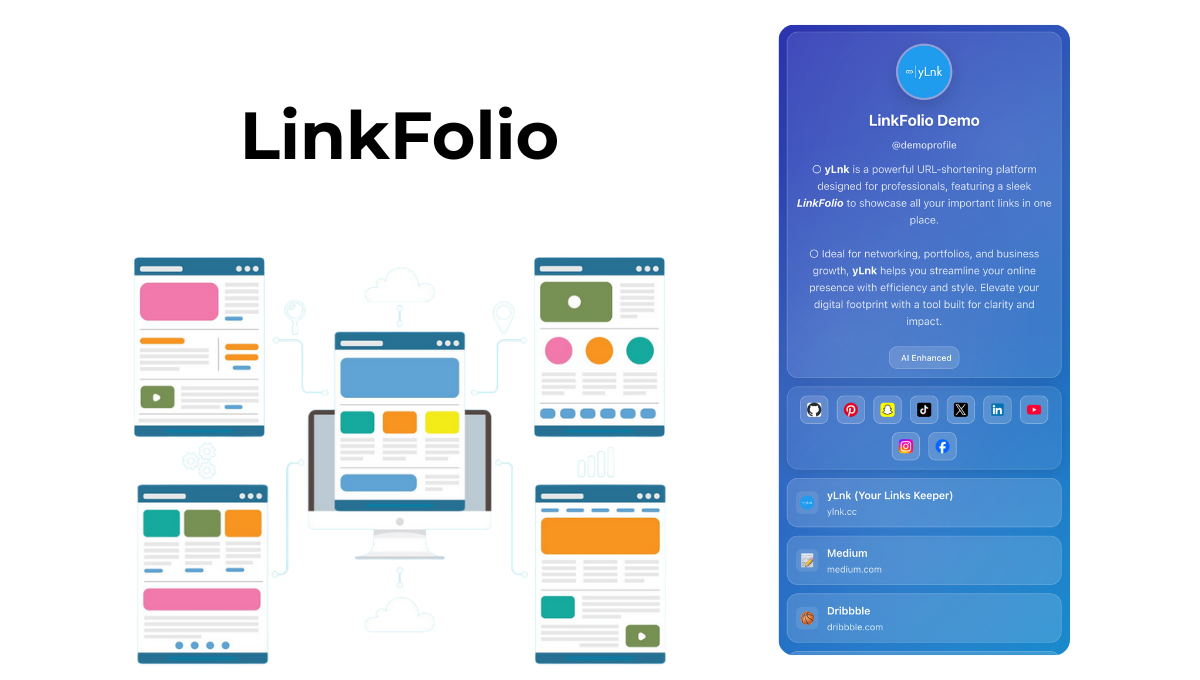 LinkFolio Page Example